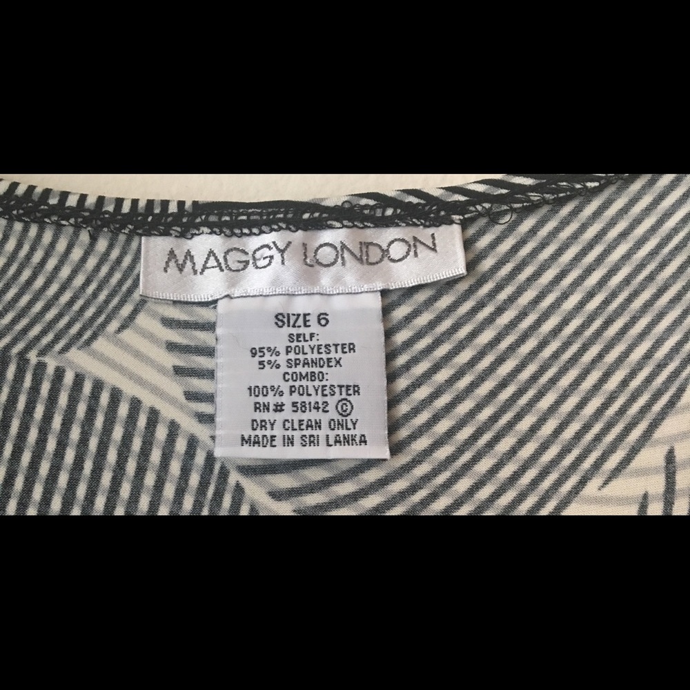 Black and white dress